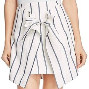 C/Meo Collective Striped Tie Front Skirt